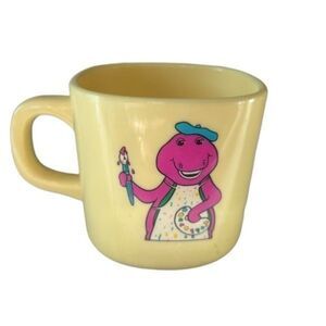 Barney Loves To Paint Vintage 1992 Selandia Melmac Childs Cup